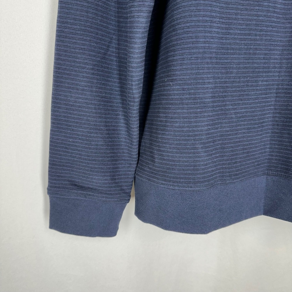 Gerry Men's Large Blue Textured Performance Crewneck Sweatshirt Pullover - Picture 6 of 11